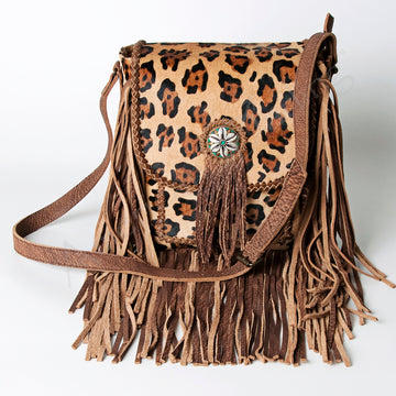 American Darling Cross Body Hair on Genuine Leather Western Women Bag Handbag Purse | Travel Bags College Casual